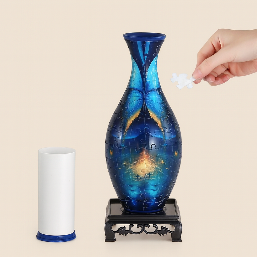 3D Puzzle Flower Vase