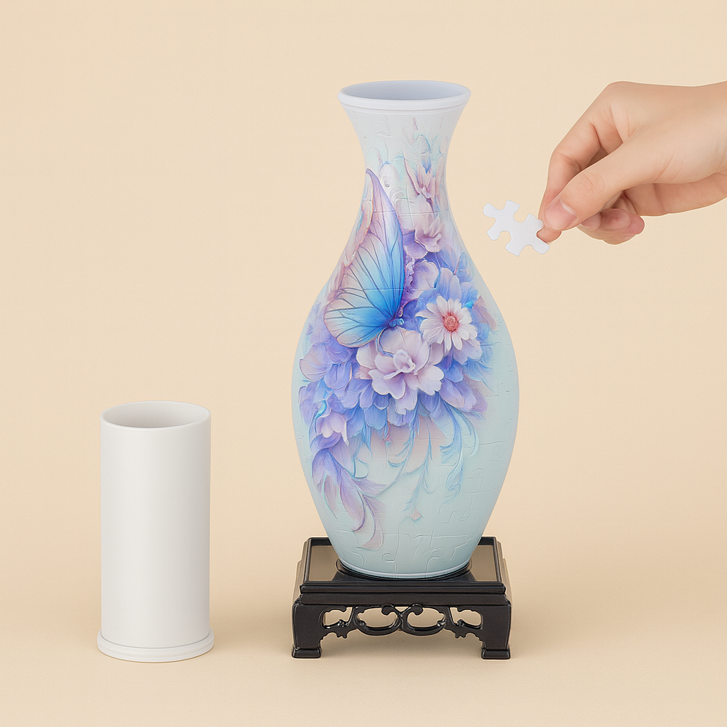 3D Puzzle Flower Vase