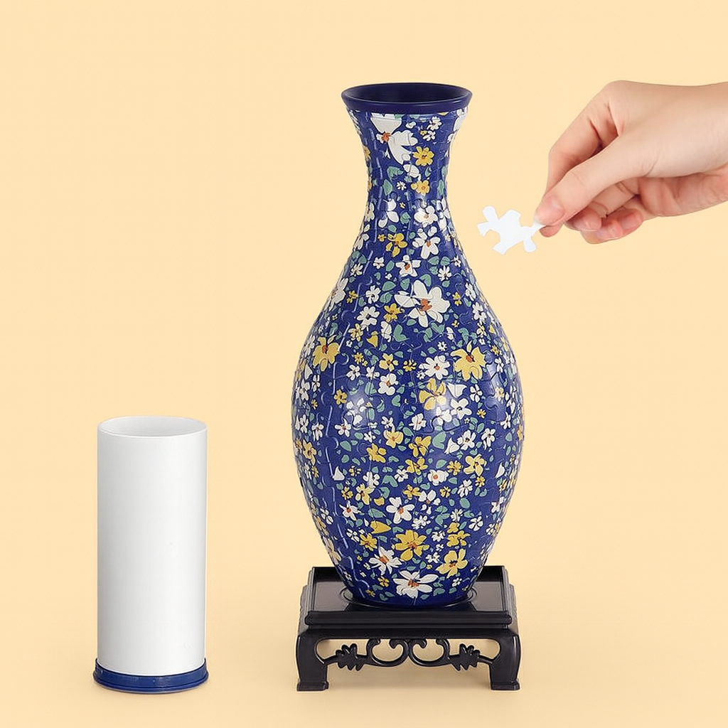 3D Puzzle Flower Vase