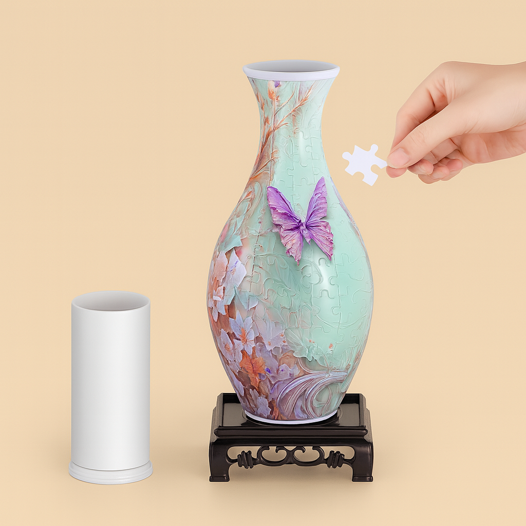 3D Puzzle Flower Vase