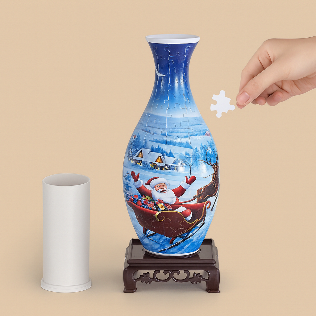3D Puzzle Flower Vase