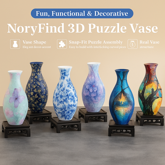 3D Puzzle Flower Vase